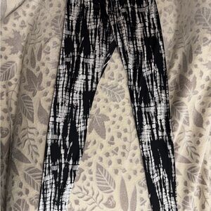 Armani Exchange Monochrome Patterned Leggings